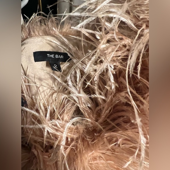 The Bar Andre Feather Dress. - Picture 3 of 4